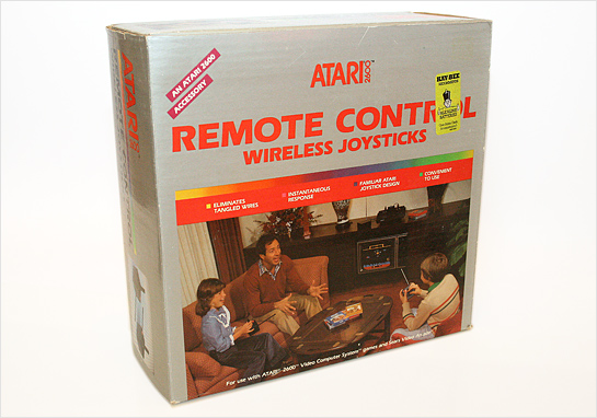 Atari Remote Control Joystick Box Packaging